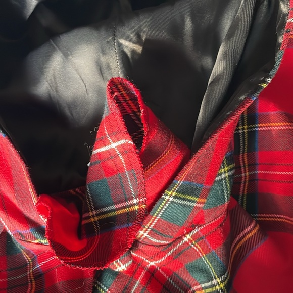 Vintage, plaid cloak - Picture 4 of 4